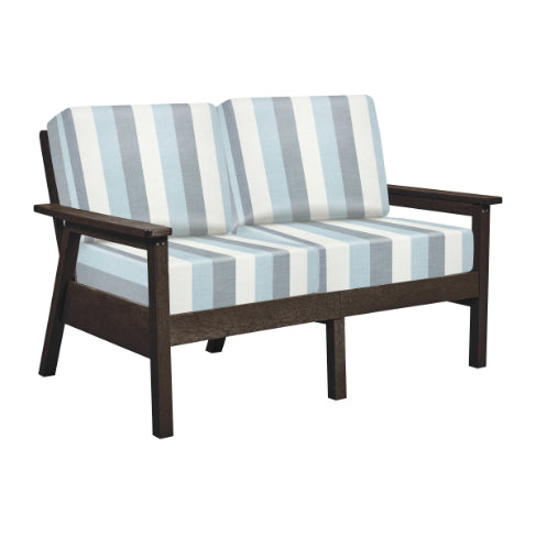 CR Plastics Tofino Loveseat with Cushions