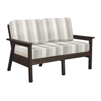 CR Plastics Tofino Loveseat with Cushions