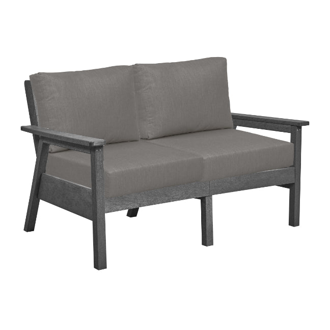 CR Plastics Tofino Loveseat with Cushions