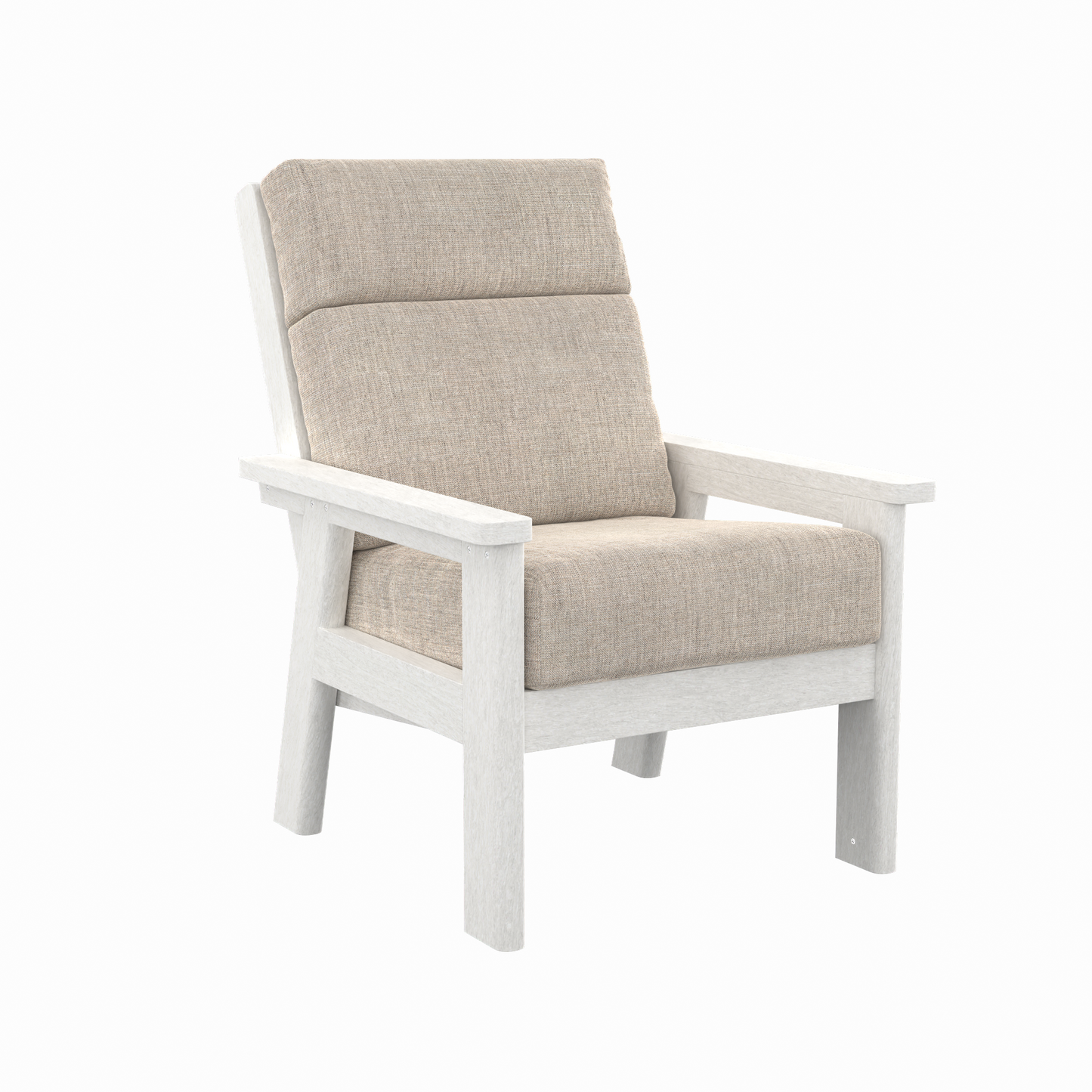 CR Plastics DSF291 Charleston High Back Arm Chair