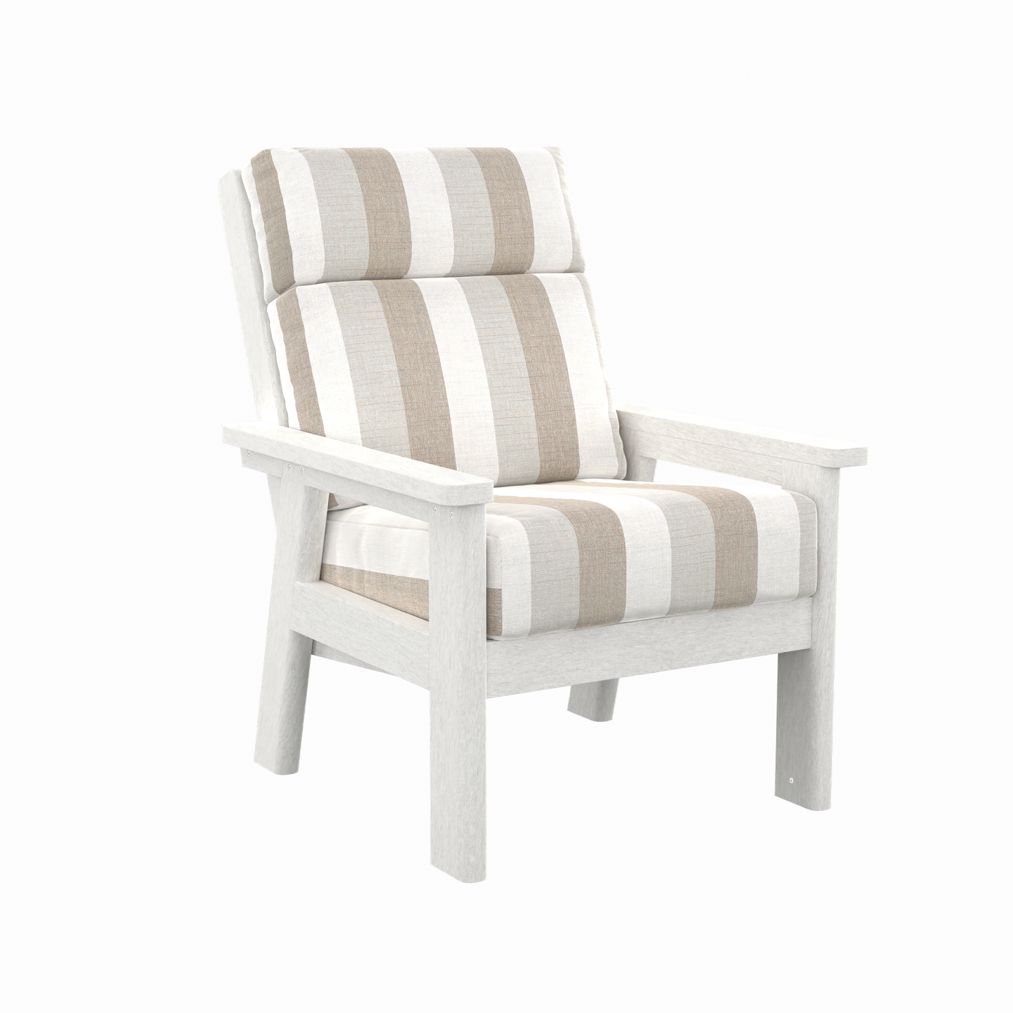 CR Plastics DSF291 Charleston High Back Arm Chair