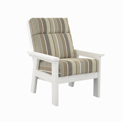 CR Plastics DSF291 Charleston High Back Arm Chair