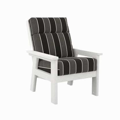 CR Plastics DSF291 Charleston High Back Arm Chair