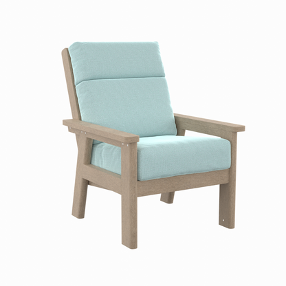 CR Plastics DSF291 Charleston High Back Arm Chair