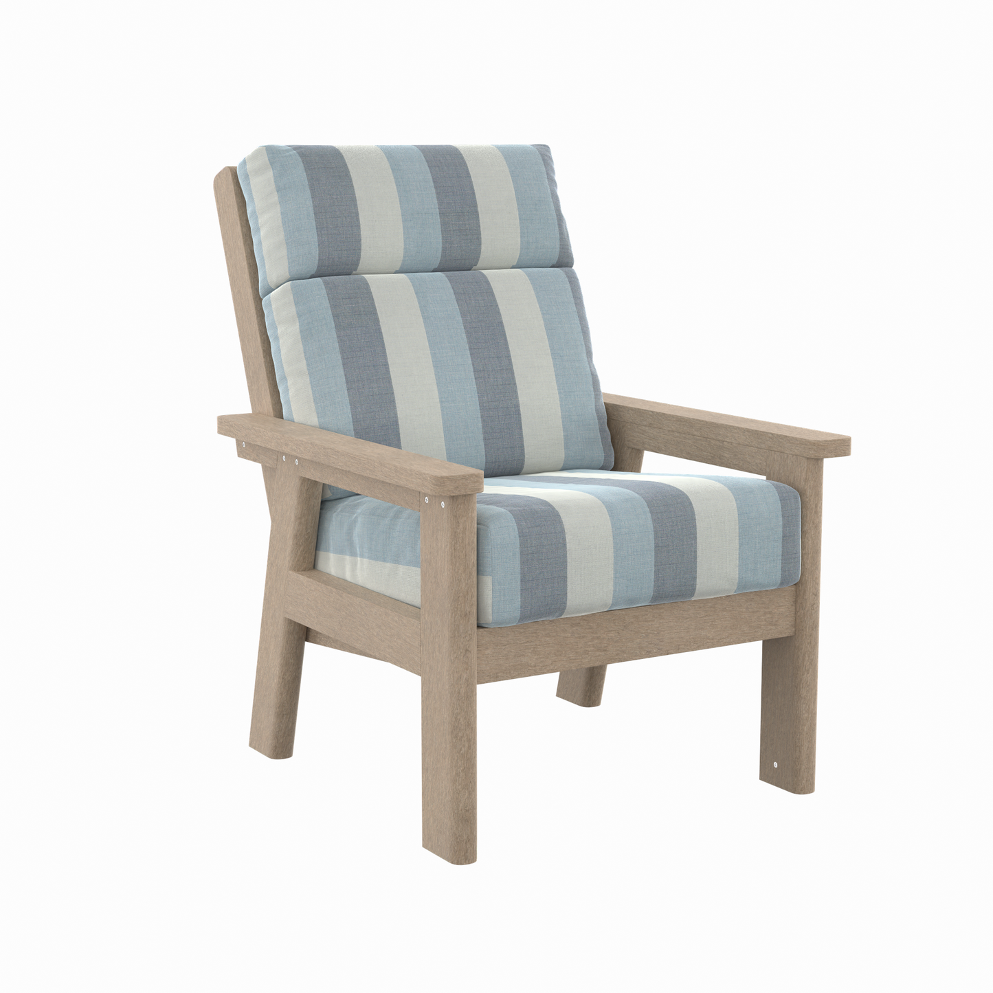 CR Plastics DSF291 Charleston High Back Arm Chair