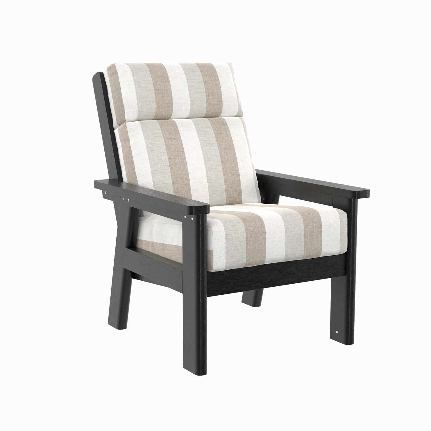 CR Plastics DSF291 Charleston High Back Arm Chair