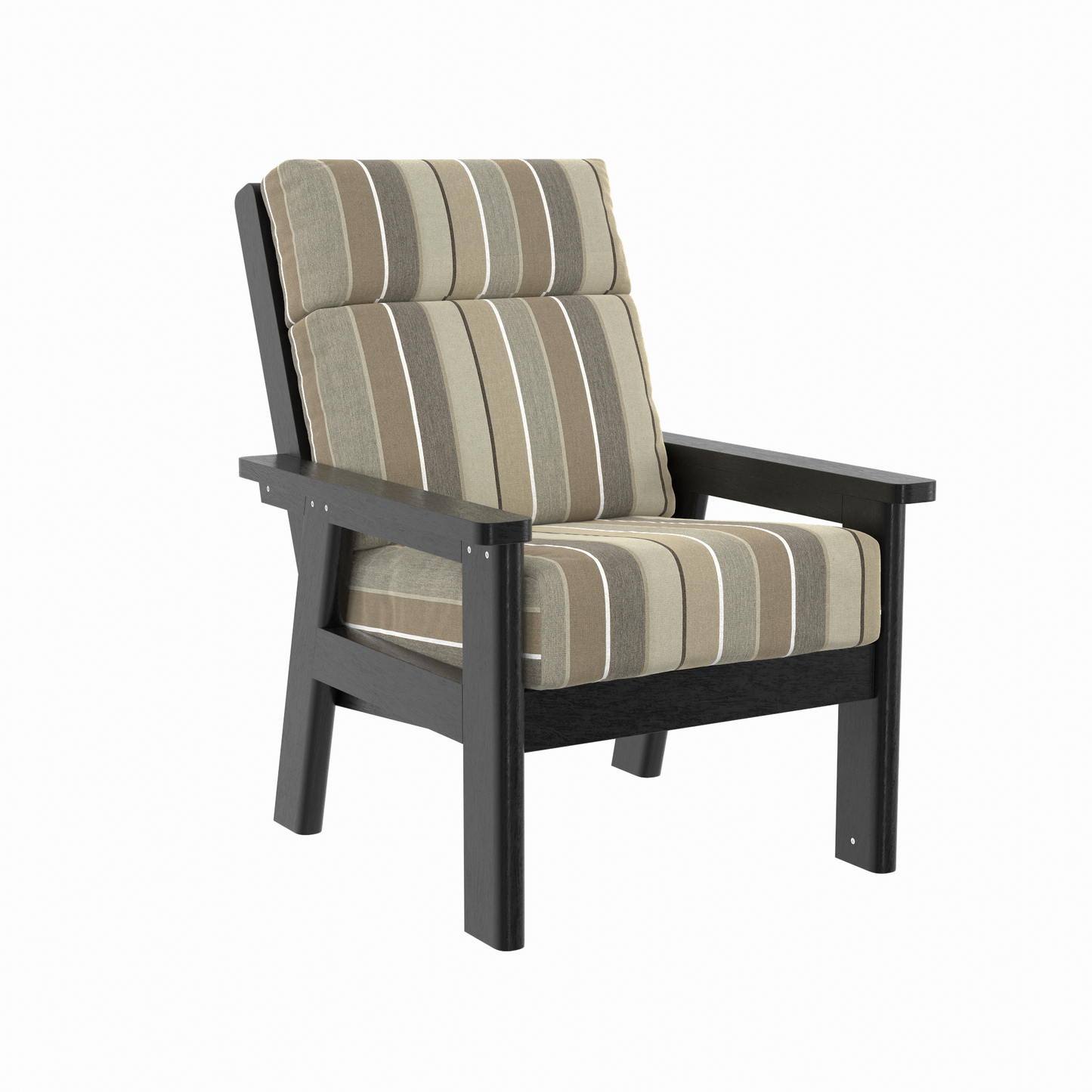 CR Plastics DSF291 Charleston High Back Arm Chair