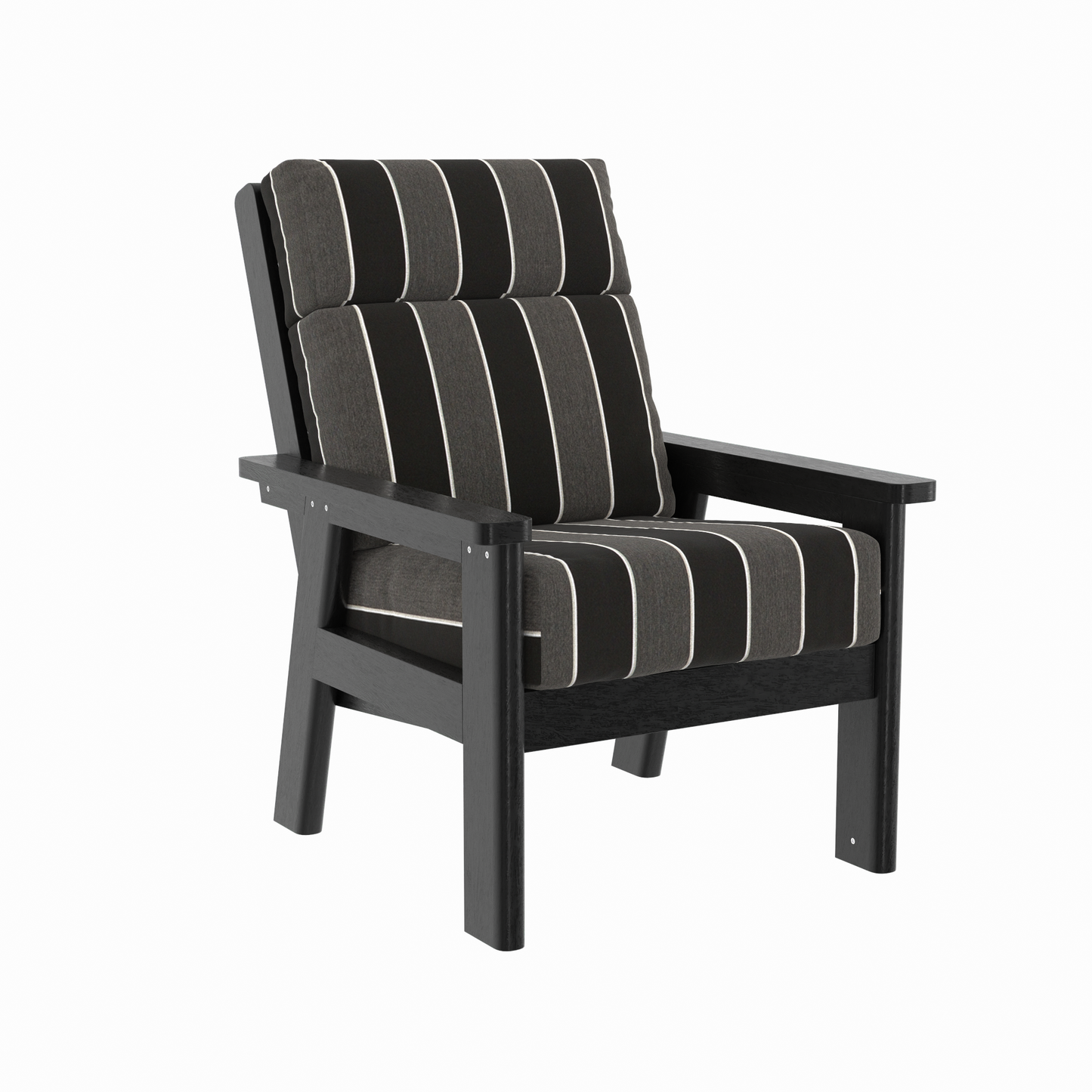 CR Plastics DSF291 Charleston High Back Arm Chair