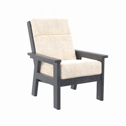 CR Plastics DSF291 Charleston High Back Arm Chair