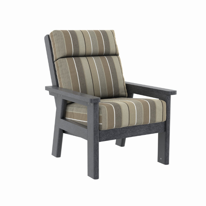 CR Plastics DSF291 Charleston High Back Arm Chair