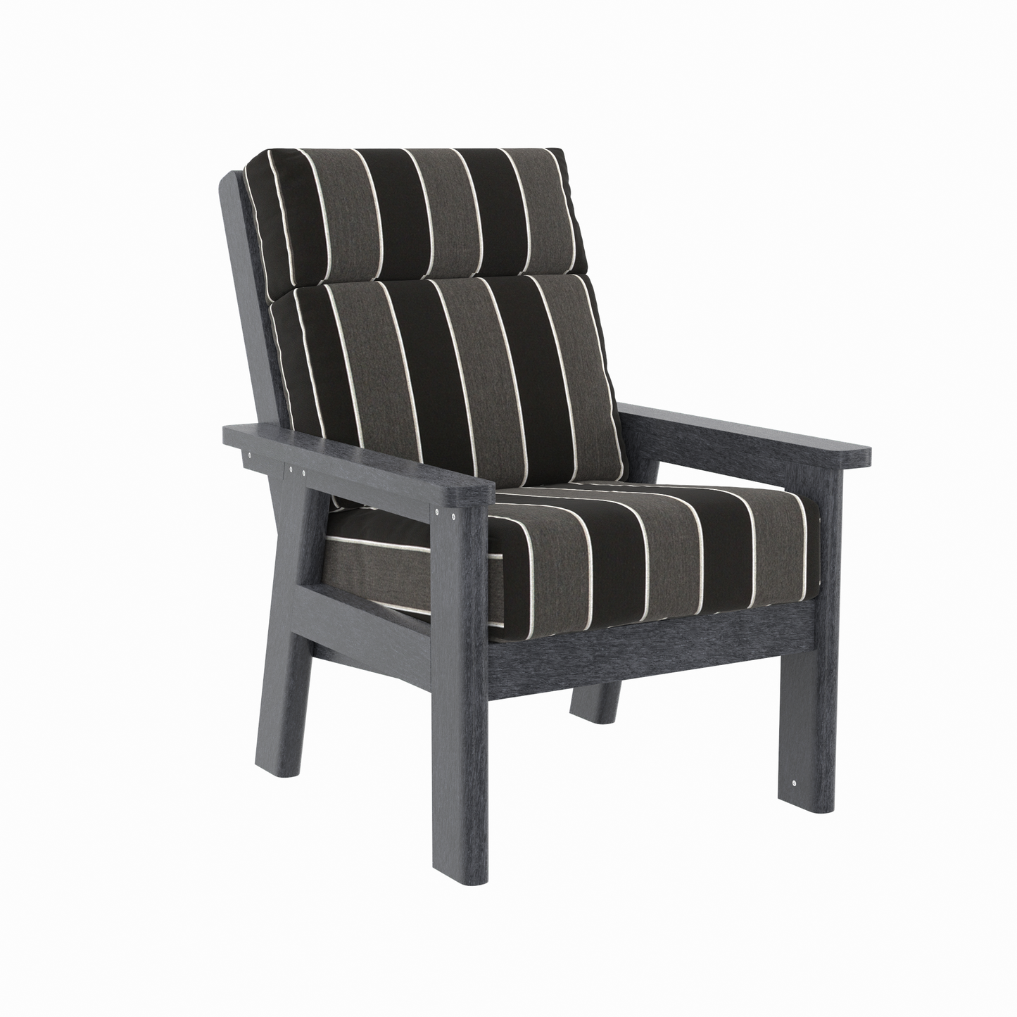 CR Plastics DSF291 Charleston High Back Arm Chair