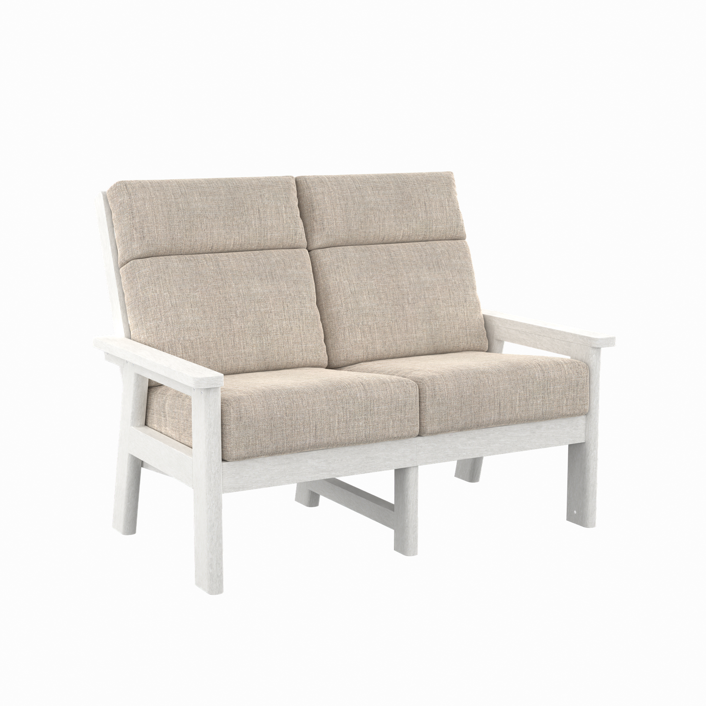 CR Plastics DSF292 Charleston High Back Loveseat