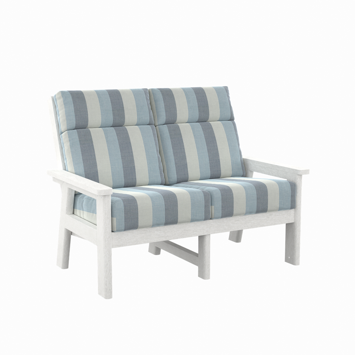 CR Plastics DSF292 Charleston High Back Loveseat