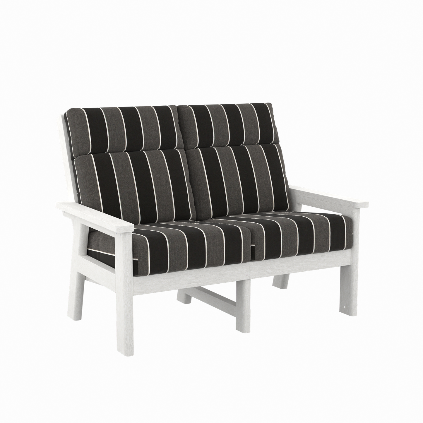 CR Plastics DSF292 Charleston High Back Loveseat