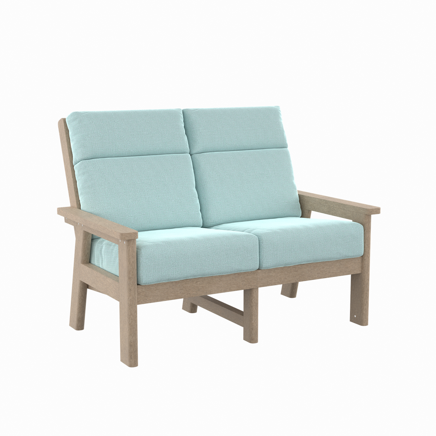 CR Plastics DSF292 Charleston High Back Loveseat