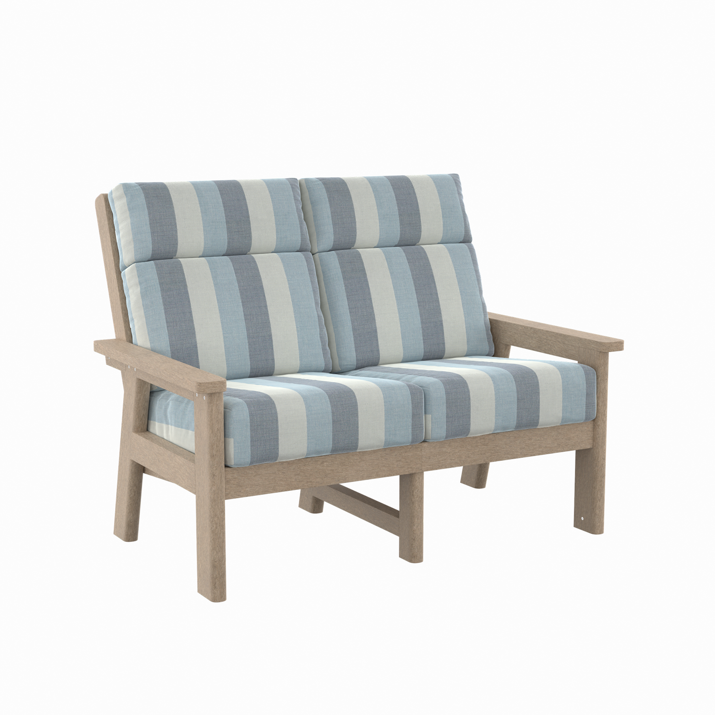 CR Plastics DSF292 Charleston High Back Loveseat