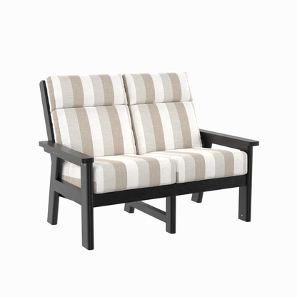 CR Plastics DSF292 Charleston High Back Loveseat