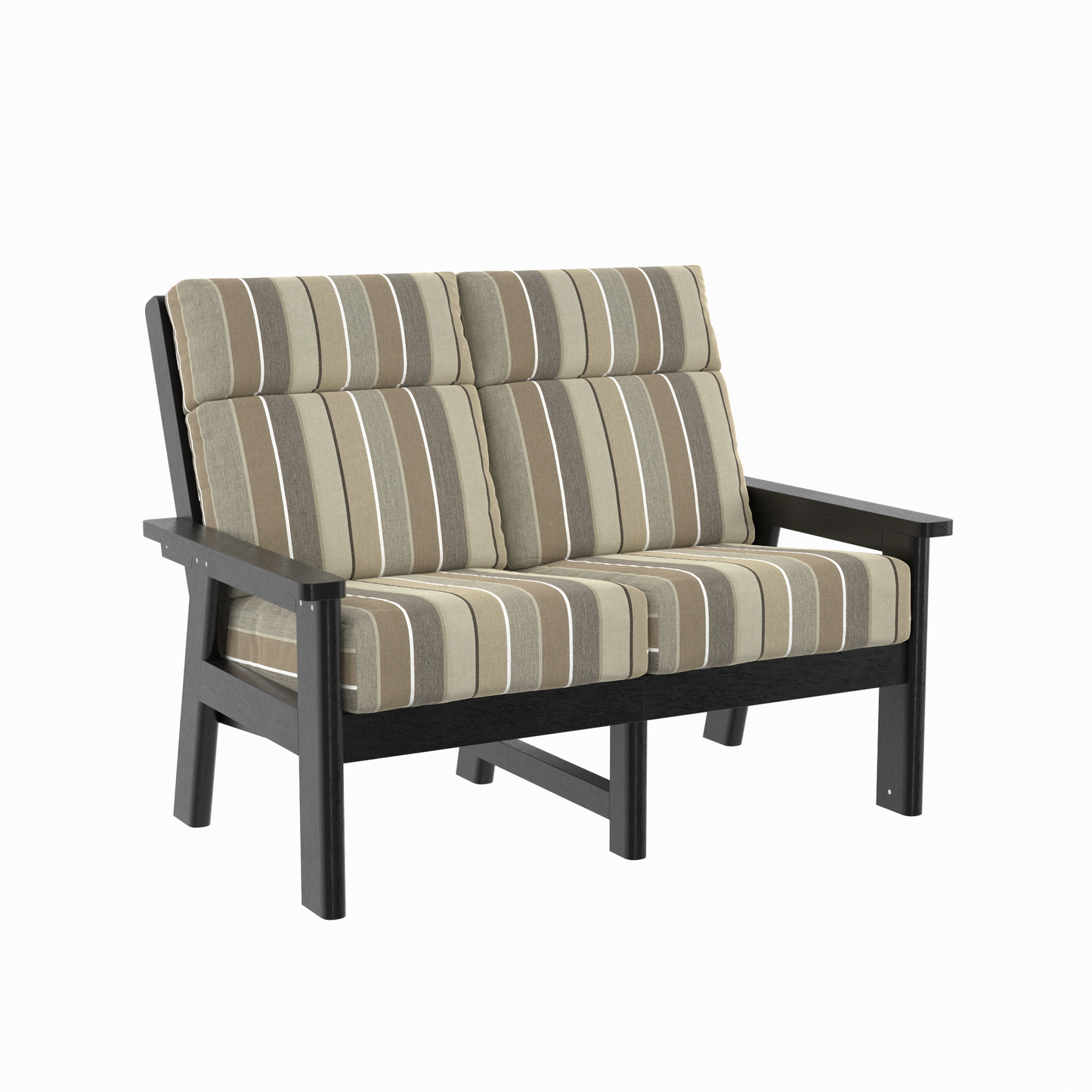 CR Plastics DSF292 Charleston High Back Loveseat