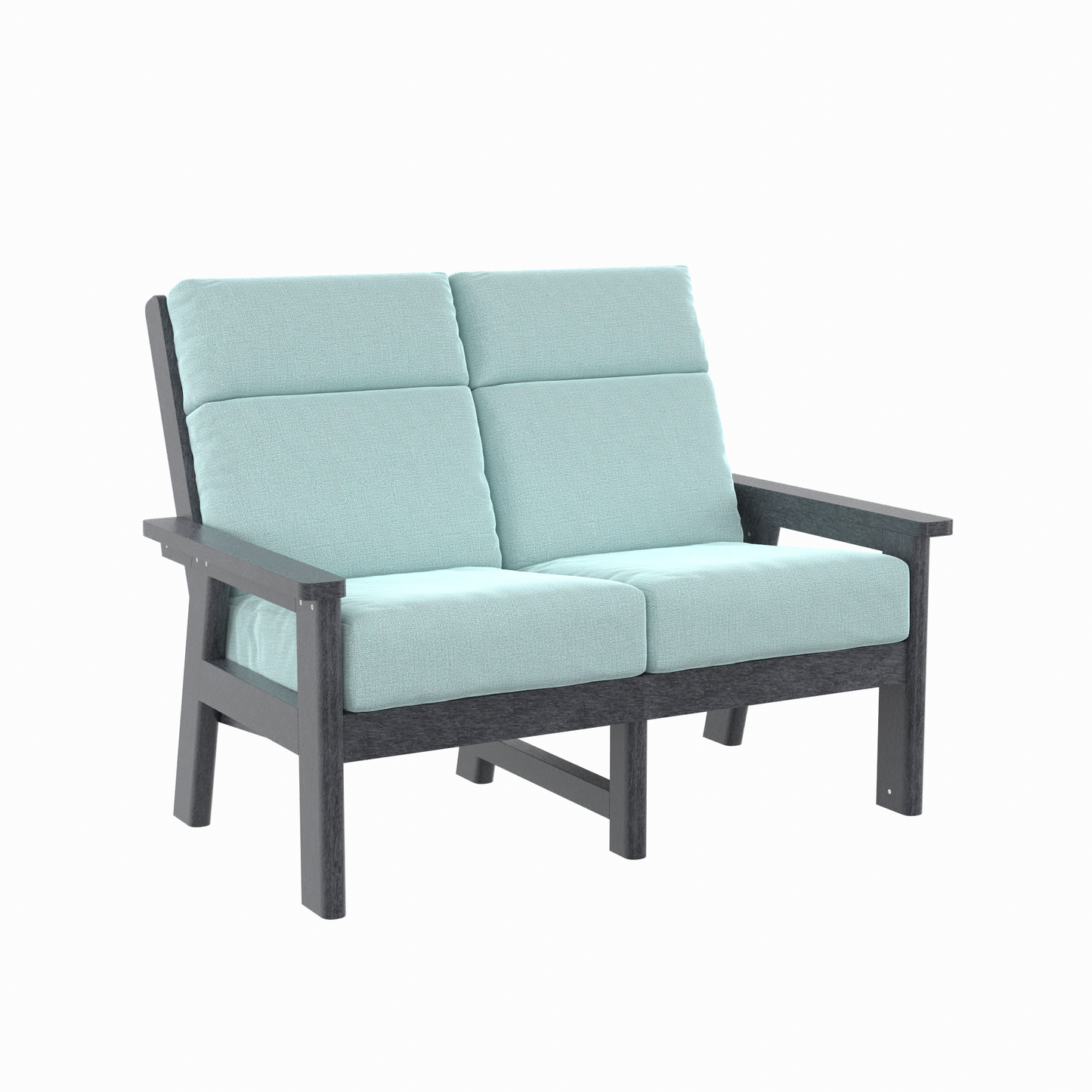 CR Plastics DSF292 Charleston High Back Loveseat