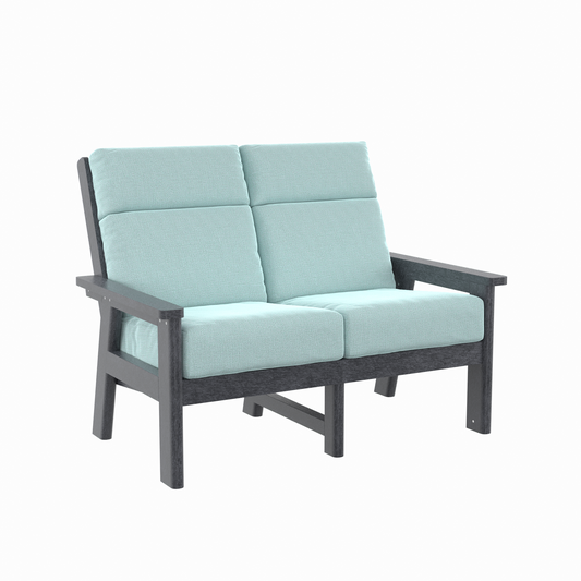 North Haven by CR Plastics DSF292 Charleston High Back Loveseat