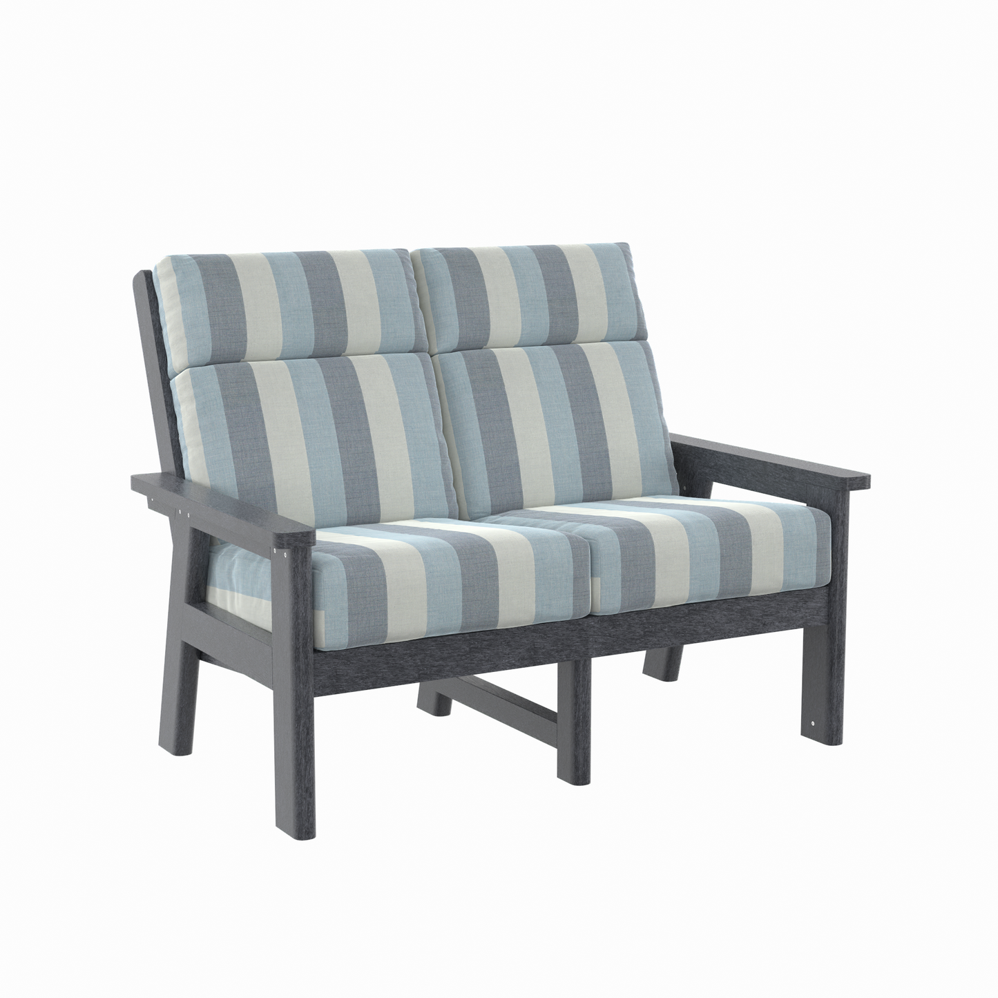 CR Plastics DSF292 Charleston High Back Loveseat