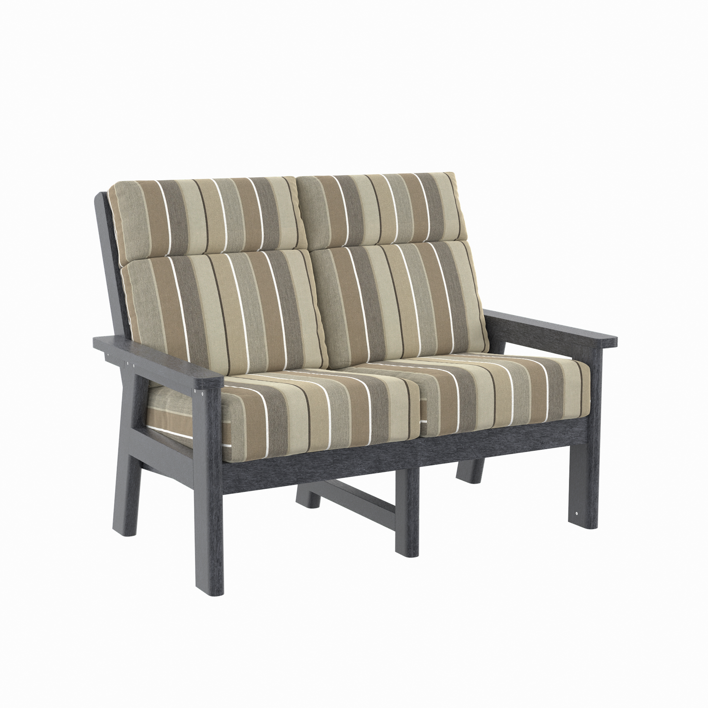 CR Plastics DSF292 Charleston High Back Loveseat