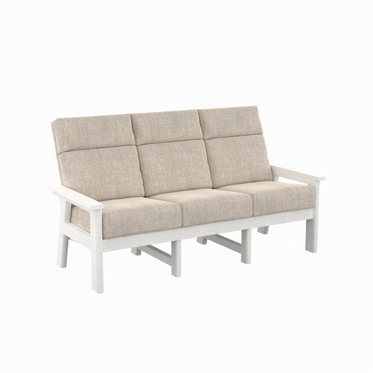 CR Plastic DSF293 Charleston High Back Sofa