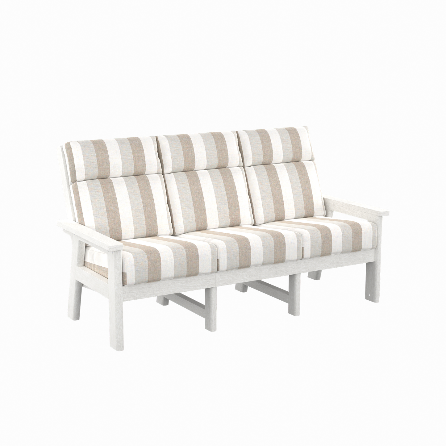 CR Plastic DSF293 Charleston High Back Sofa