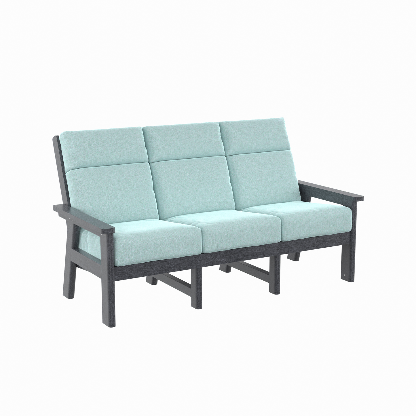 CR Plastic DSF293 Charleston High Back Sofa