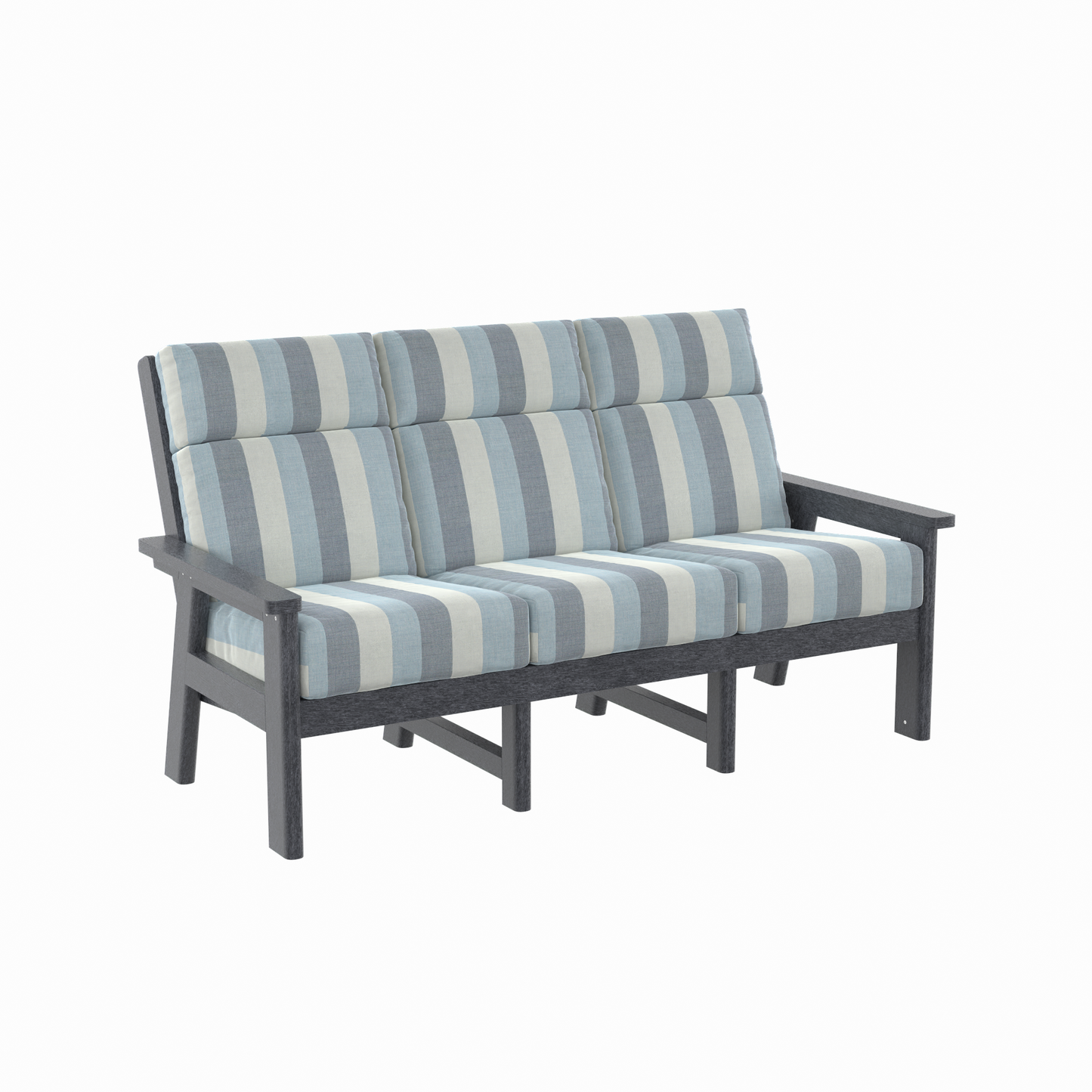 CR Plastic DSF293 Charleston High Back Sofa