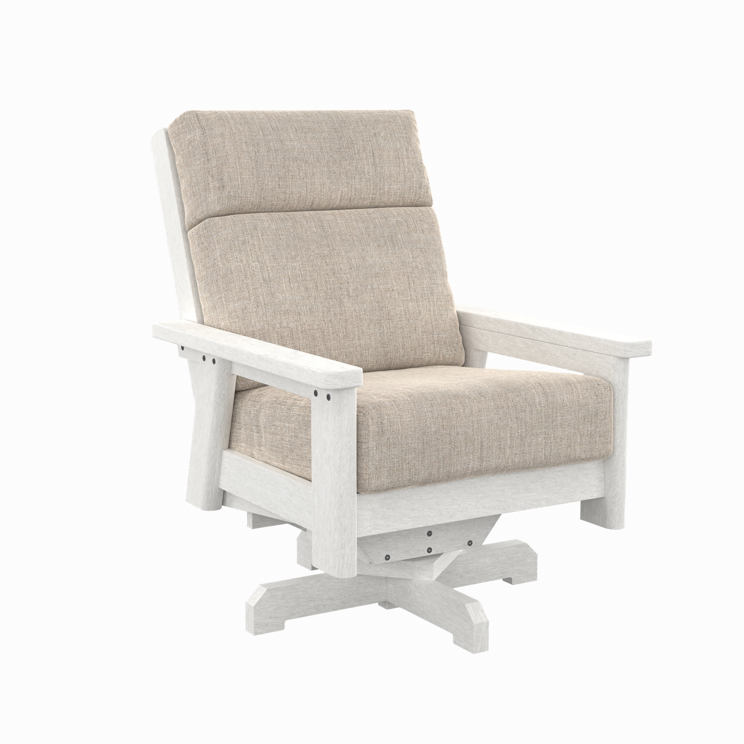 CR Plastics DSF294 Charleston High Back Swivel Armchair