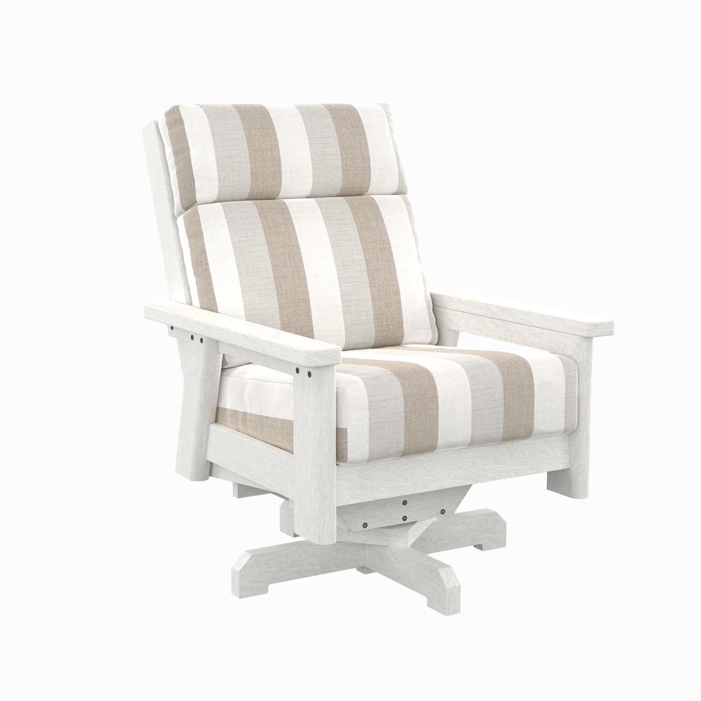 CR Plastics DSF294 Charleston High Back Swivel Armchair