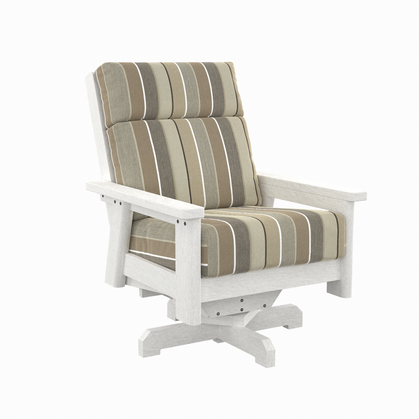 CR Plastics DSF294 Charleston High Back Swivel Armchair