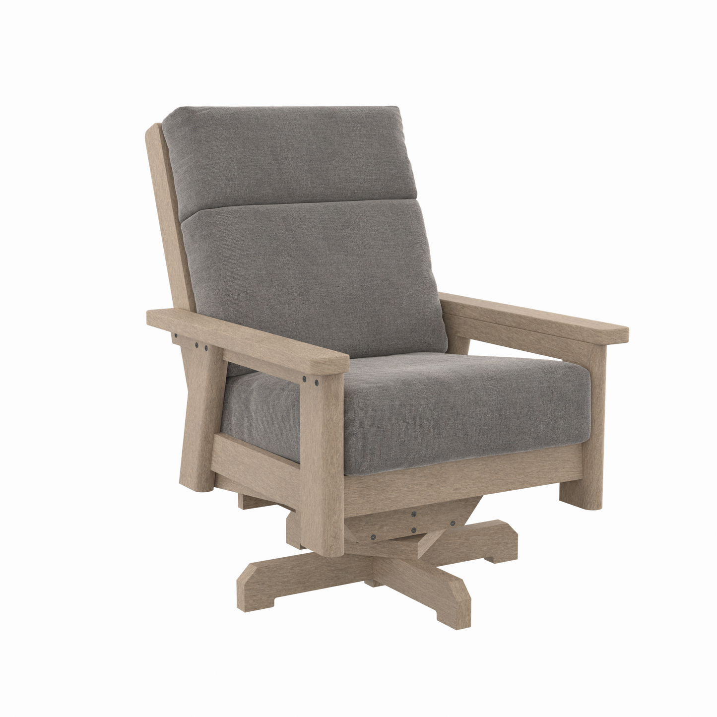 CR Plastics DSF294 Charleston High Back Swivel Armchair