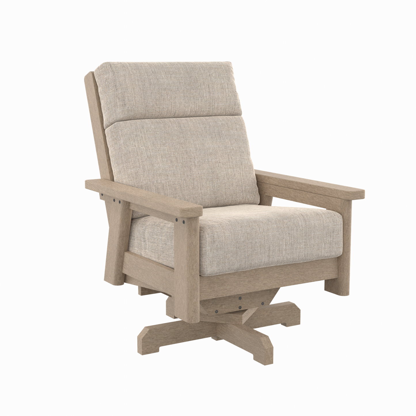 CR Plastics DSF294 Charleston High Back Swivel Armchair