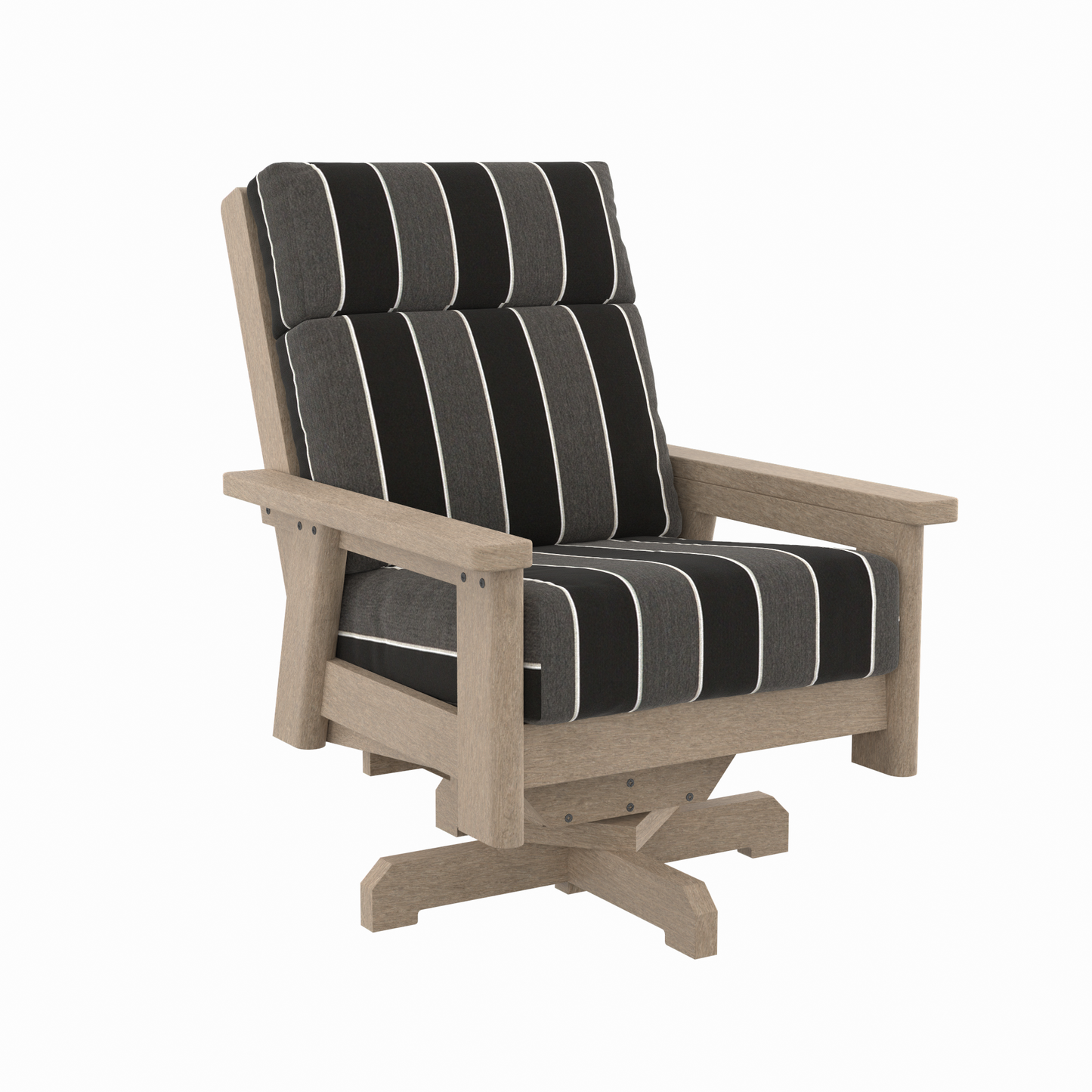 CR Plastics DSF294 Charleston High Back Swivel Armchair