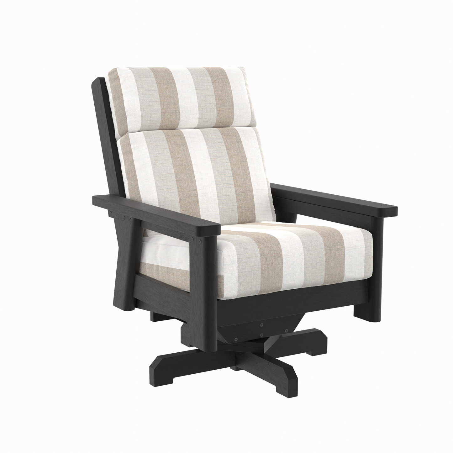 CR Plastics DSF294 Charleston High Back Swivel Armchair