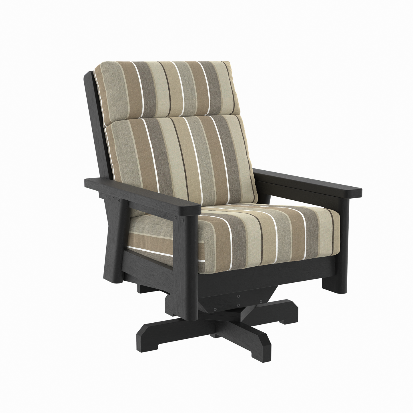 CR Plastics DSF294 Charleston High Back Swivel Armchair