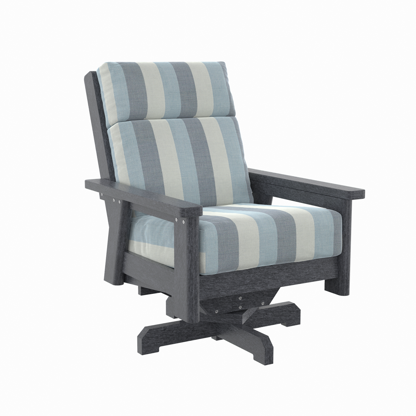 CR Plastics DSF294 Charleston High Back Swivel Armchair