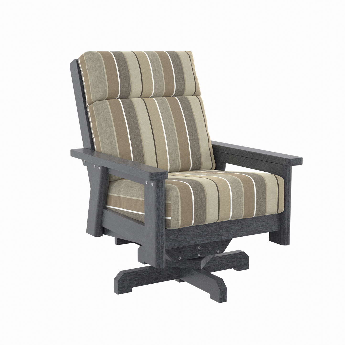 CR Plastics DSF294 Charleston High Back Swivel Armchair