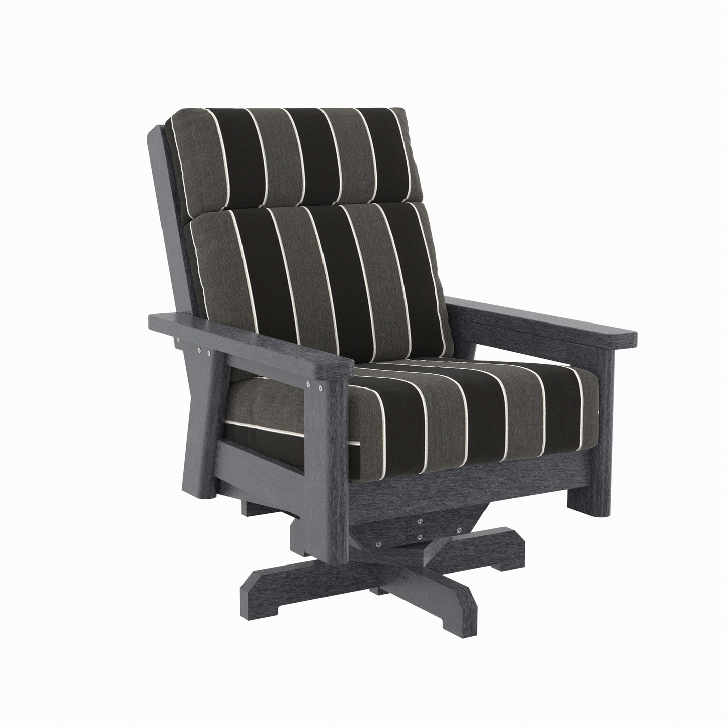 CR Plastics DSF294 Charleston High Back Swivel Armchair