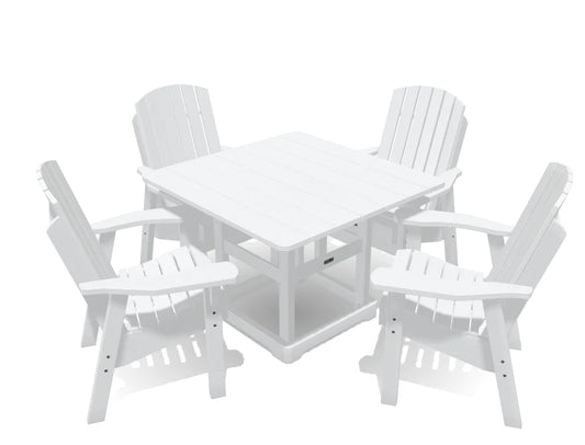 Krahn Deluxe Dining Table Set with 4 Chairs