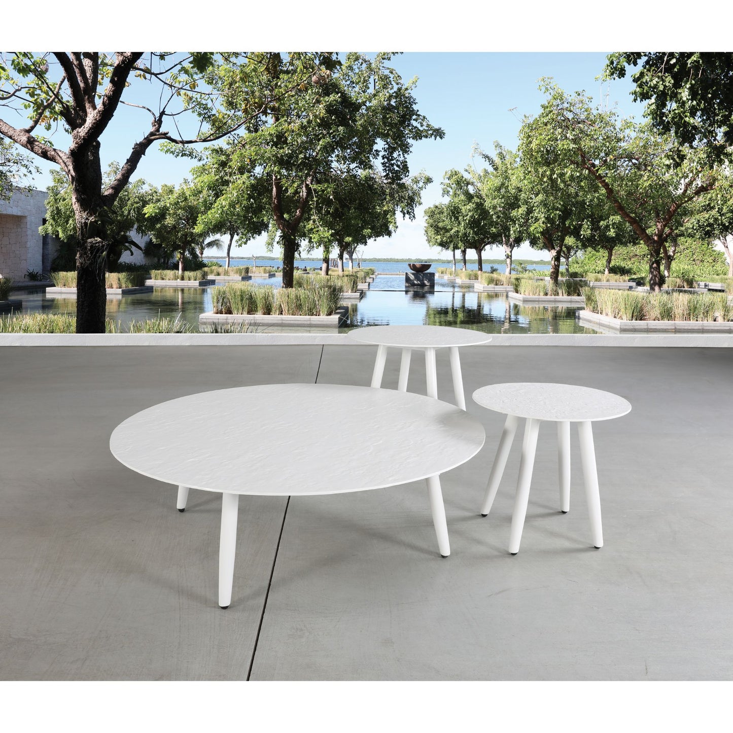 Geo 42" Round Coffee Table