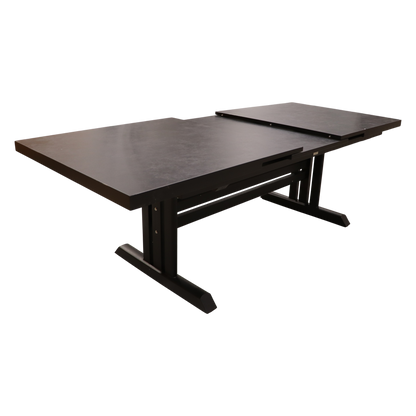 Exterior Elements IIILeg Expandable Sinter Stone Dining Table