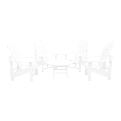 CRPlastics C01 Adirondack Chairs with Cocktail Table