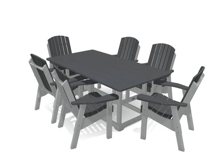 Krahn 6' Deluxe Dining Set with 6 Chairs