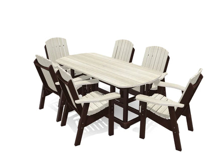 Krahn 6' Dining Set with 6 Chairs