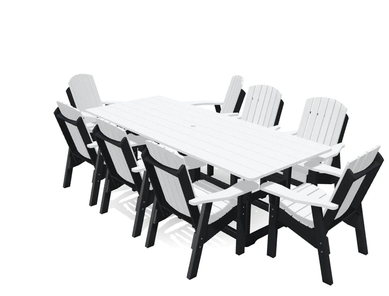 Krahn 8' Deluxe Dining Table Set with 8 Chairs