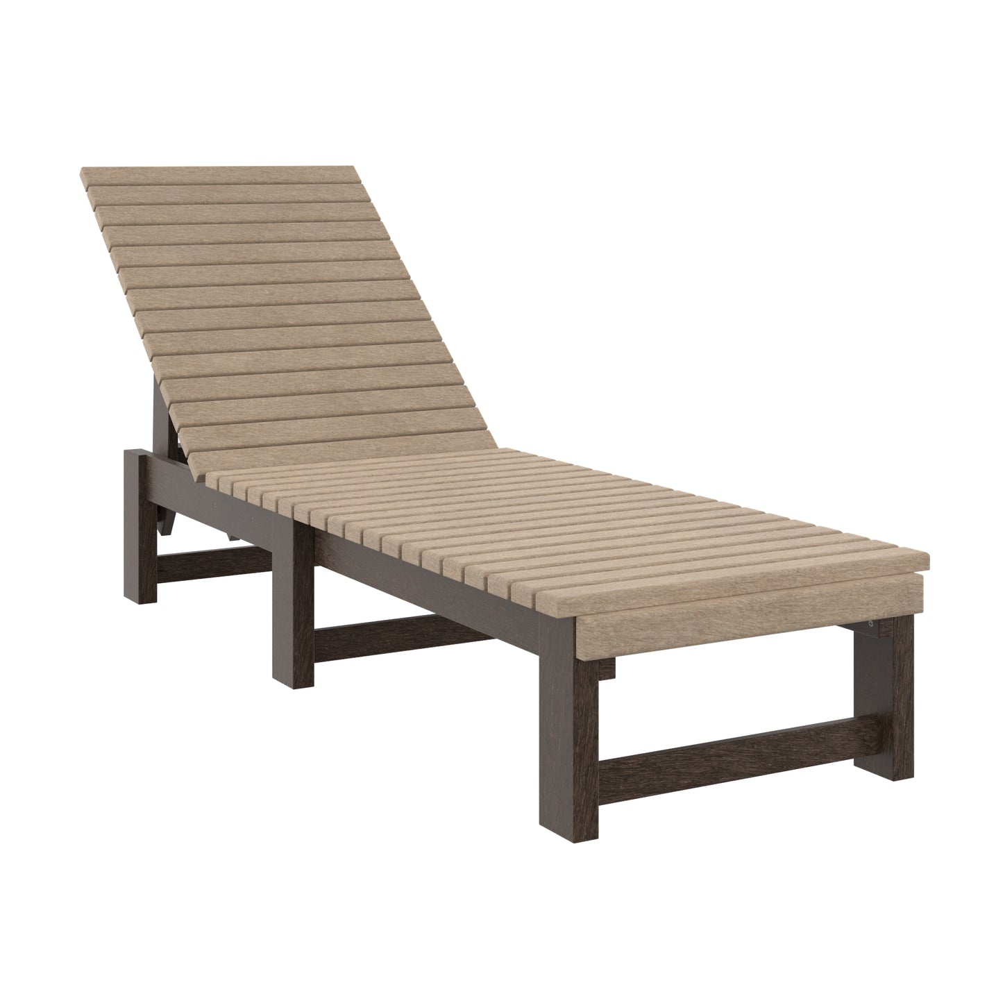 CR Plastics L99 Armless Chaise Lounge