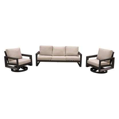 Cabana Coast Muse Sofa with Swivels Set